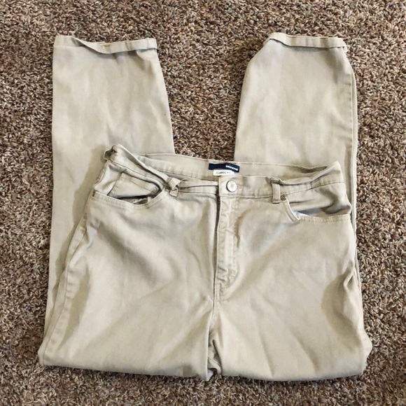 Women’s 14 short, beige jeans Basic Editions - Picture 1 of 4